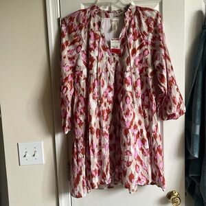 NWT Jessica Simpson babydoll dress Size XL